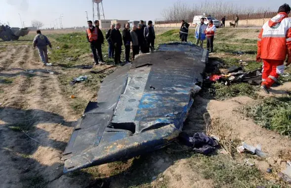 Месца падзення ўкраінскага самалёта&nbsp;/ Reuters