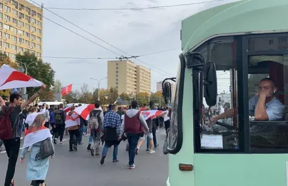 Акция протеста в Минске в 2020 году / Из архива Еврорадио​