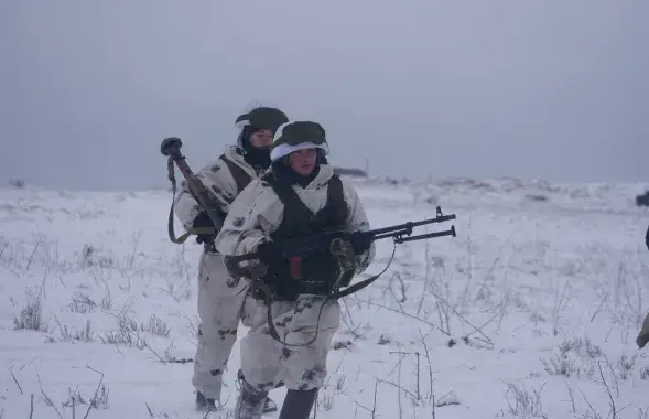 Вучэнні на беларуска-ўкраінскай мяжы / Мінабароны Беларусі