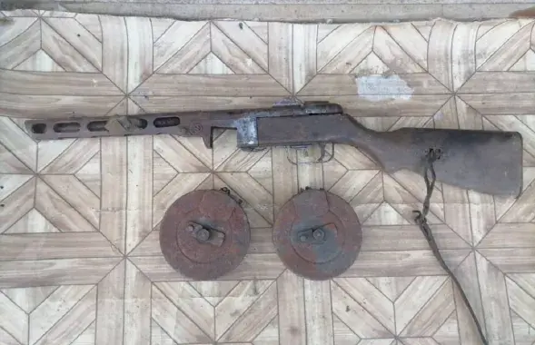 Найдено оружие / Фото витебской милиции​