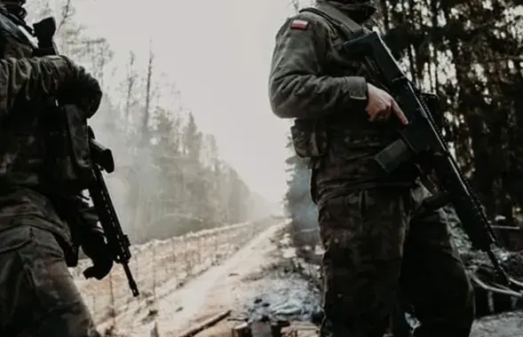 Польские военные на границе с Беларусью / Иллюстративное фото twitter.com/Polska_Zbrojna​