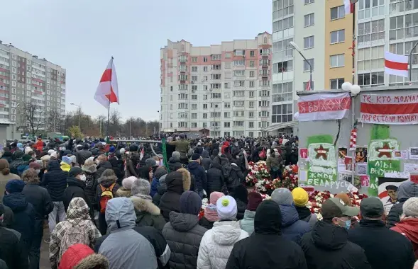Акция протеста в Минске в 2020-м / Еврорадио