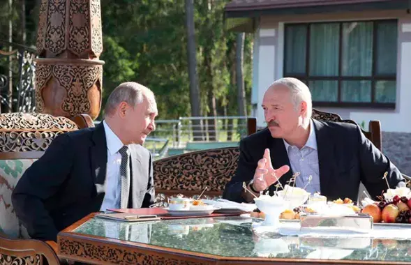 Пуцін і Лукашэнка / Прэс-служба Лукашэнкі