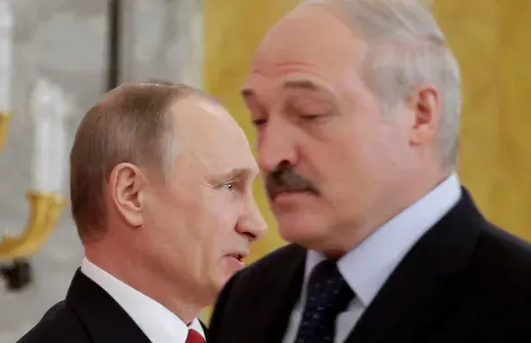 Уладзімір Пуцін і Аляксандр Лукашэнка / Reuters