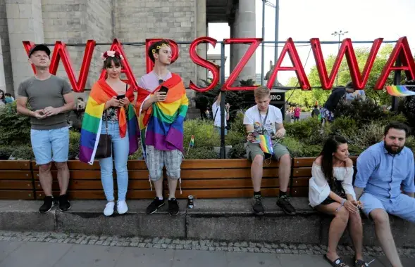Парад равенства в Варшаве/Reuters, 2017