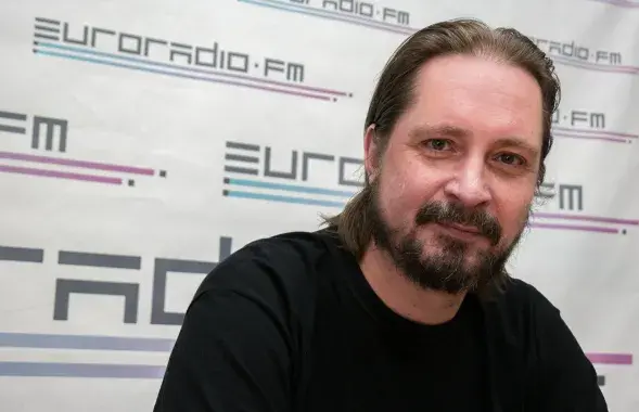 Сергей Чалый в студии Еврорадио.