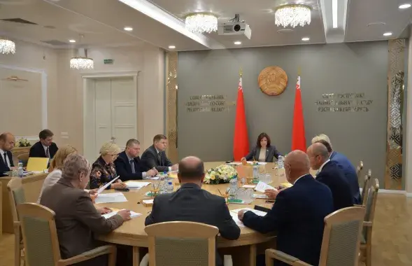 Наталья Кочанова проводит совещание экспертного совета / Совет Республики