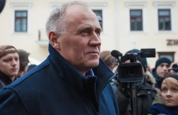 Mikola Statkevich is an active organizer and participant of many protest actions.