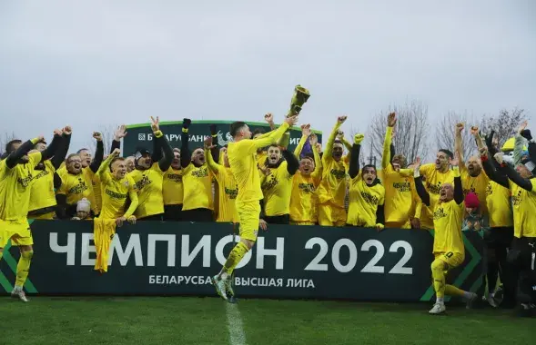 ФК "Шахтер" считался чемпионом 2022 года / fcshakhter.by
