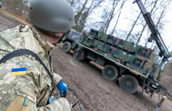 Для знішчэння дронаў былі задзейнічаныя зенітныя ўстаноўкі і авіяцыя /@kpszsu
