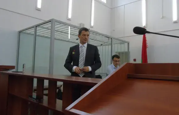 Олег Волчек в суде. Фото: Наталья Горячко