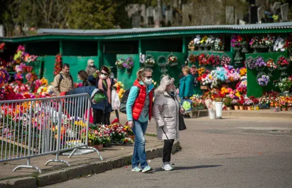 The Northern Cemetry in Minsk on 28 April 2020 / Euroradio
