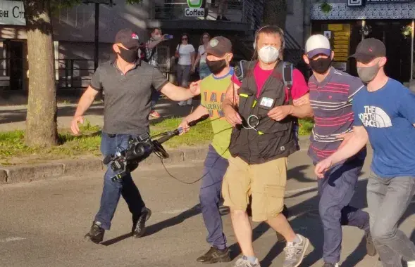 Задержание в Минске / Еврорадио​