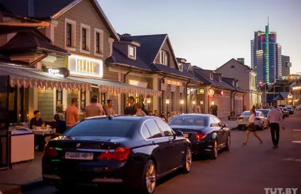 "Пристойная" часть улицы Зыбицкой. Фото: TUT.by