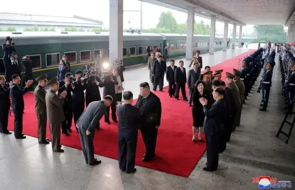 Кім Чэн Ын адпраўляецца з Пхеньяна ў Расію &nbsp;/ ЦТАК/Reuters