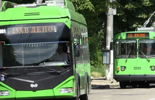 Тралейбусы на вуліцы Жытоміра