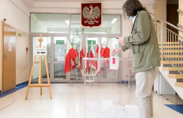 Избирательный участок в Польше