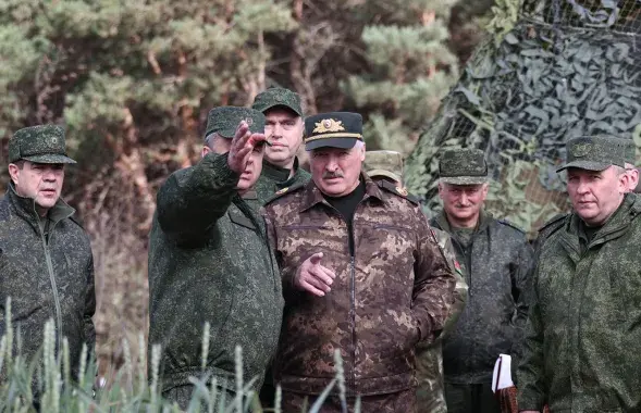 Аляксандру Лукашэнку паказалі, дзе мяжа з Украінай