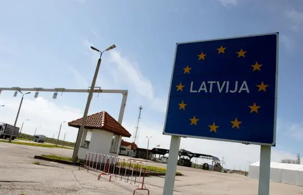 Граница Латвии, иллюстративное фото
