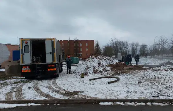 Под Минском прорвало магистральный трубопровод