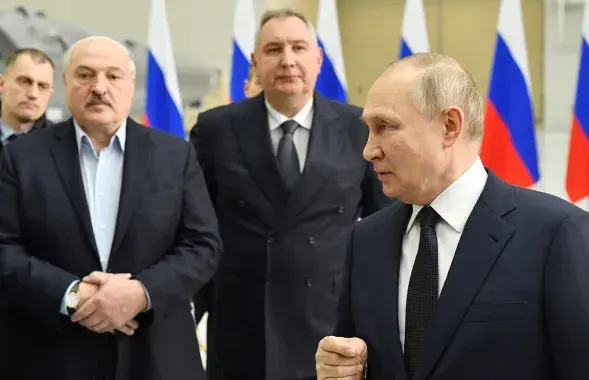 Лукашэнка і Пуцін падчас адной са сваіх сустрэч / ТАСС