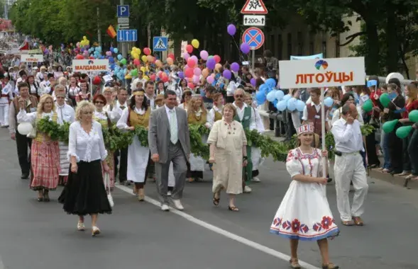 Літоўцы на фэсце нацыянальных культур у Гродне