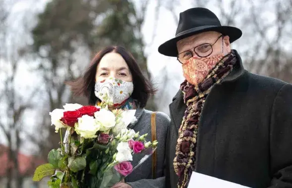 Алена Ліопа і Уладас Багдонас&nbsp;