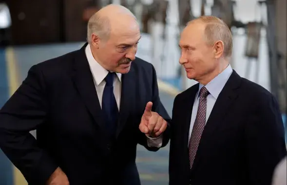 Аляксандр Лукашэнка і Уладзімір Пуцін