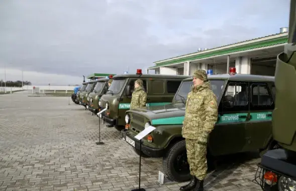 Белорусские пограничники на новой заставе
