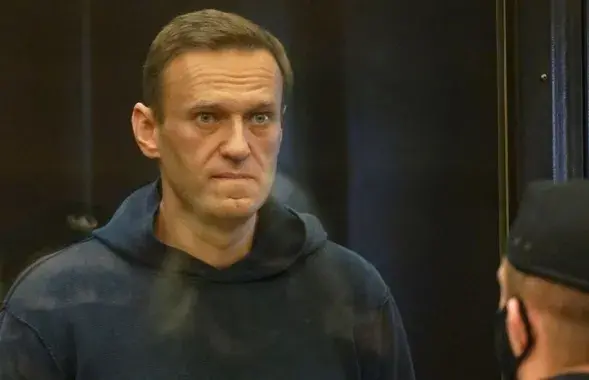 Аляксей Навальны падчас суду
