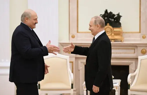 Александр Лукашенко и Владимир Путин&nbsp;
