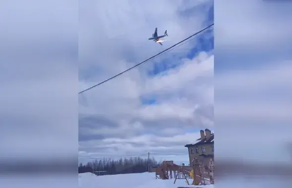 Последний полет Ил-76 попал на видео
