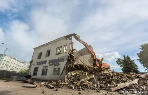 Здания фабрики "Сукно" снесли во время строительства метро&nbsp;
