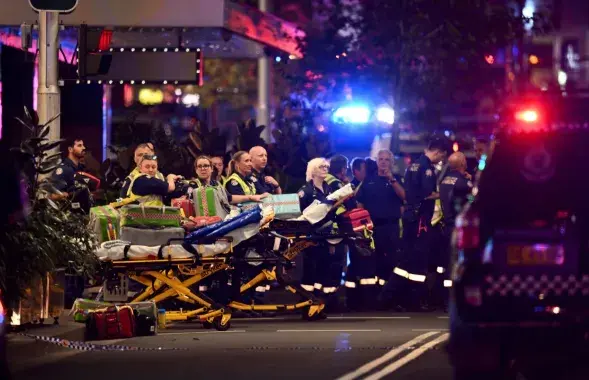 Экстренные службы во время трагедии в Сиднее
