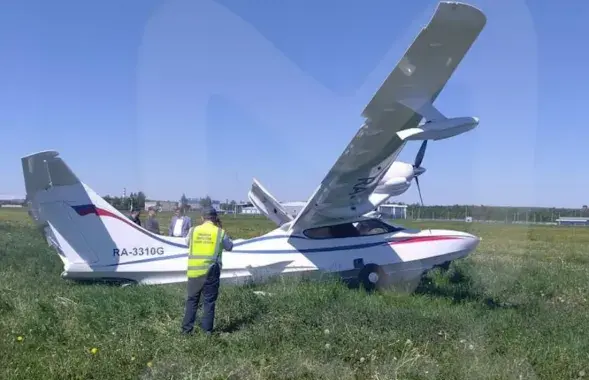 Белорусский самолет в Калуге
