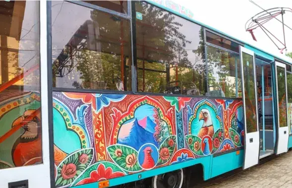 "Пакистанский" трамвай в Минске
