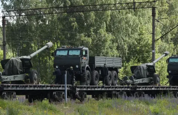 Военная техника из России в Беларуси
