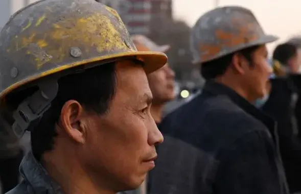 Рабочие в Пекине

