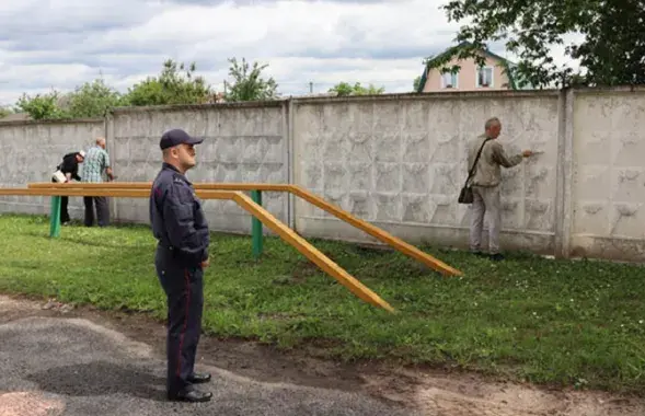 "Працоўная акцыя" ў Маладзечне
