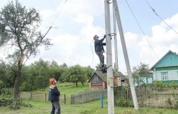 Продолжаются восстановительные работы после непогоды на юге Беларуси&nbsp;
