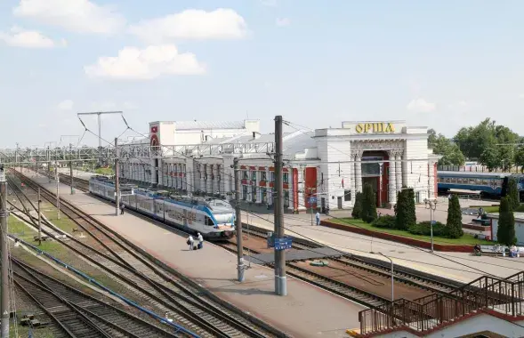 Железнодорожная станция в Орше
