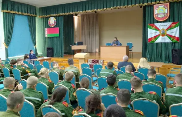 "Профилактическая беседа" с кадетами
