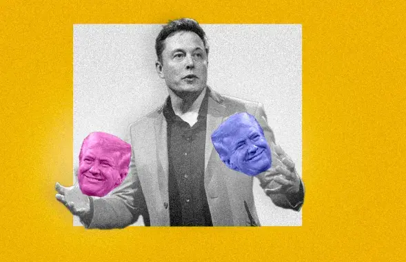 Илон Маск и Дональд Трамп
