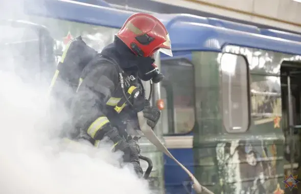 Учения в метро
