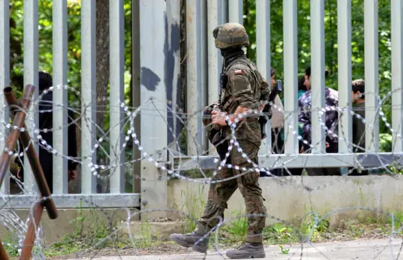 Беларуска-польская мяжа, ілюстрацыйнае фота
