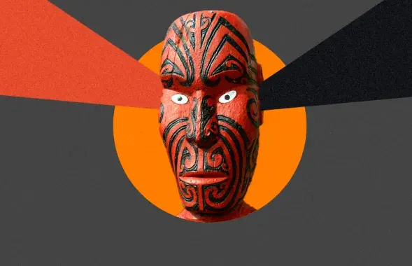 Рытуальная маска маоры&nbsp;
