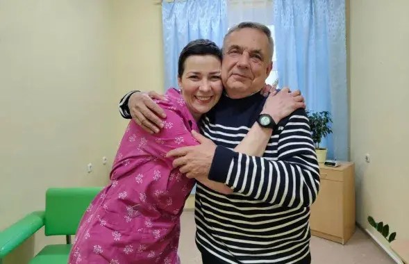 Марыя Калеснікава і Аляксандр Калеснікаў
