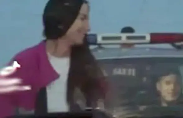 Видео с машиной ГАИ
