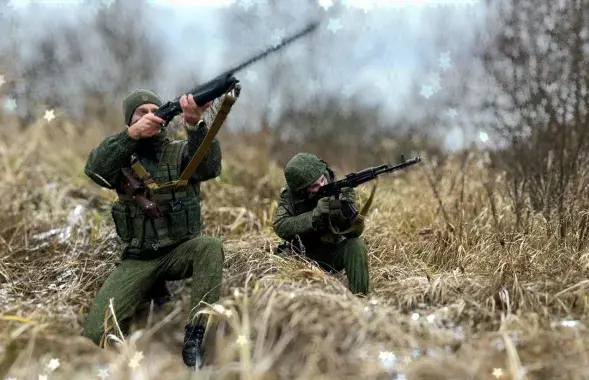 Трэніроўка на палігоне пад Асіповічамі

