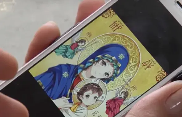 Иконы в стиле аниме
